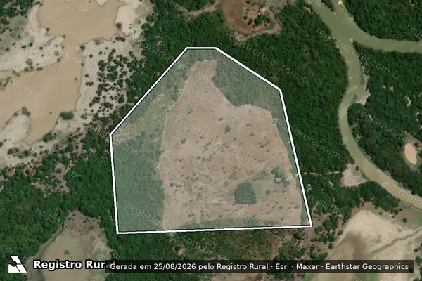 Imagem de satélite de SÍTIO BOM JESUS - Parcela 1 em Santa Helena - MA