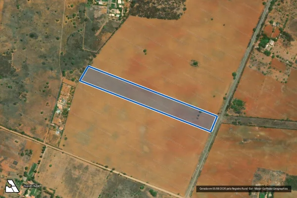 Imagem de satélite de FAZENDA ARIZONA - Gleba DESMEMBRAMENTO - 02 em Irecê - BA