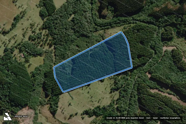 Imagem de satélite de FAZENDA DA BARRA DOS INDIOS - FAZENDA DA BARRA DOS INDIOS em Correia Pinto - SC