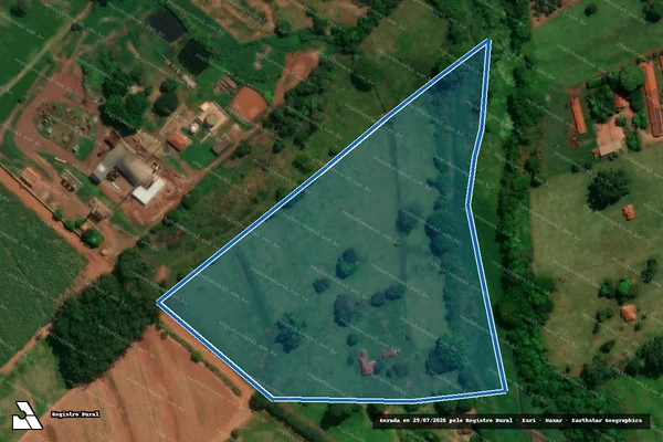 Imagem de satélite de ESTANCIA SANGRILA - Parte 1 em Bariri - SP