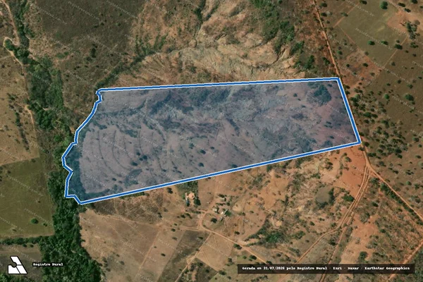 Imagem de satélite de Fazenda Pilar - GLEBA-03-A em Buritis - MG