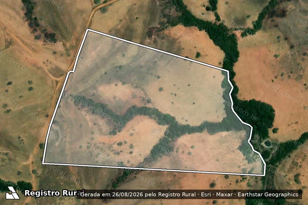 Imagem de satélite de Fazenda Saco dos Bois - Parte 2 em Presidente Olegário - MG