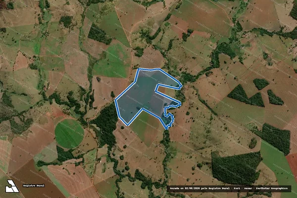 Imagem de satélite de FAZENDA BOA VISTA - 1 em Pontalina - GO