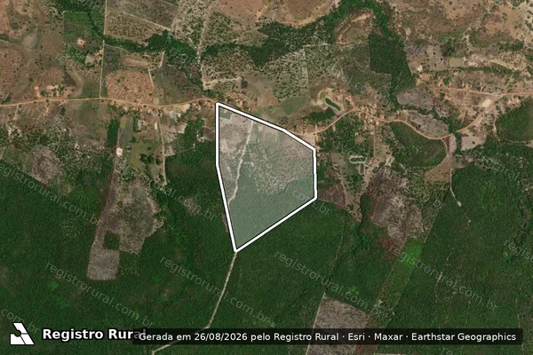 Imagem de satélite de CHAPADA DO GILBERTO I - Parte 1 em Nossa Senhora dos Remédios - PI