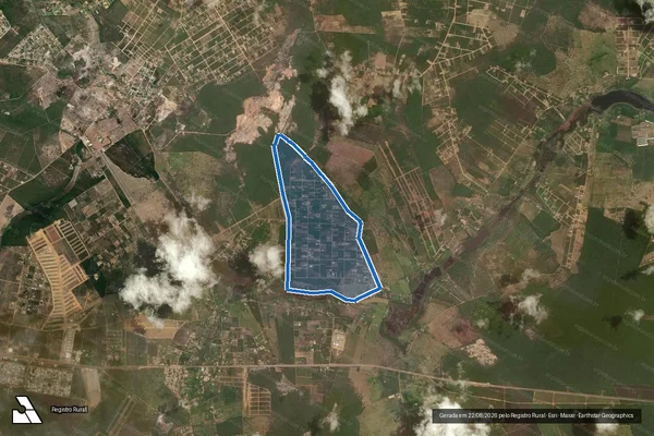 Imagem de satélite de Fazenda Esperança em Vitória da Conquista - BA