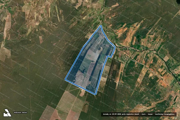 Imagem de satélite de Fazenda Barriguda, perímetro 07 - Perimetro_7 em Jeremoabo - BA
