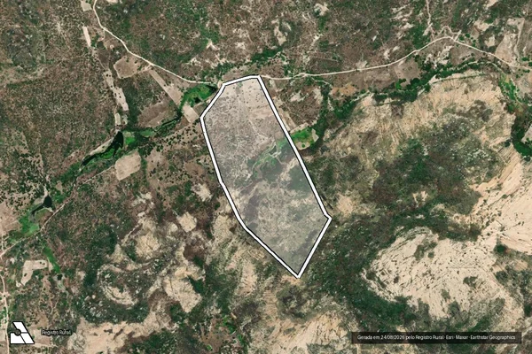 Imagem de satélite de JATOBA - Parcela 1 em Serra Branca - PB