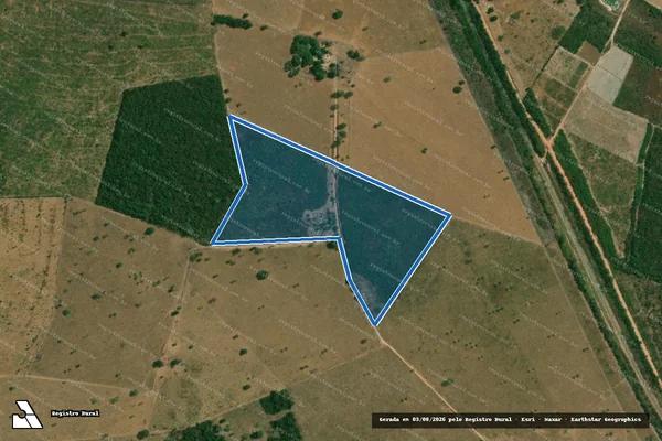 Imagem de satélite de FAZENDA SANTO ANTÔNIO - Parcela 1 em João Lisboa - MA