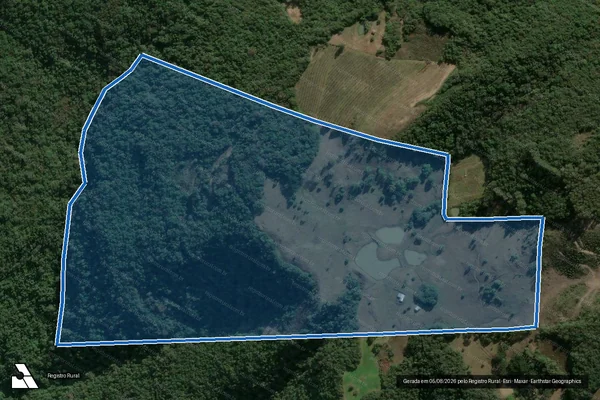 Imagem de satélite de Area Andre Fongaro - perimetro_1_1 em Campestre da Serra - RS