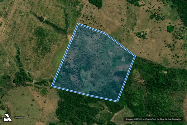 Imagem de satélite de P.A. GROTA DO LAGE - LOTE 60 - LOTE 60 em Xambioá - TO