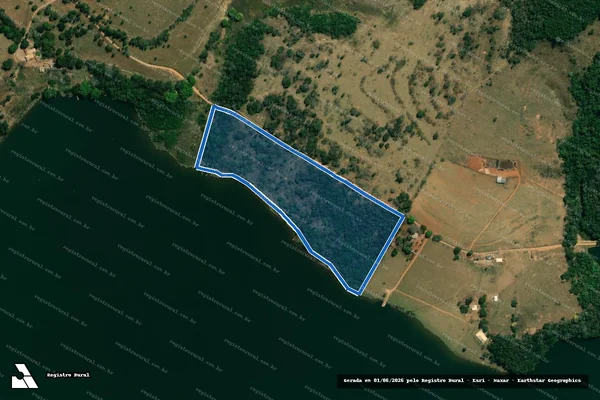 Imagem de satélite de Fazenda Barra - PARCELA 04 em Ibituruna - MG