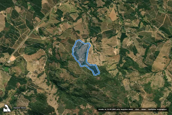 Imagem de satélite de SITIO SERRA DO LOBO - Parte 1 em Santo Antônio do Jardim - SP