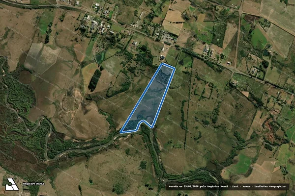 Imagem de satélite de Granja Santa Terezinha - Gleba 8 - Rosa 2 em Alegrete - RS