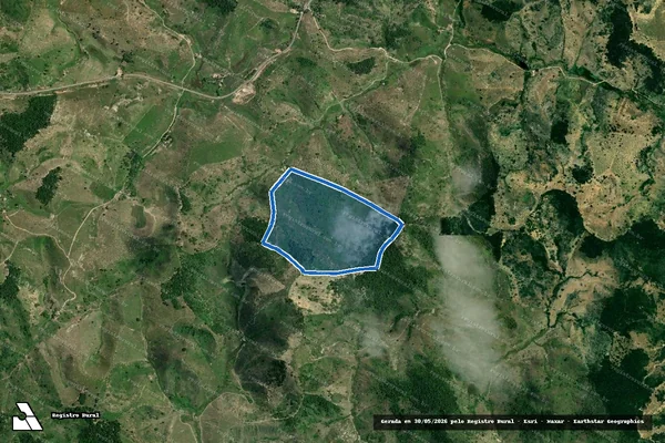 Imagem de satélite de Fazenda Retorno - Fazenda Retorno em Carlos Chagas - MG