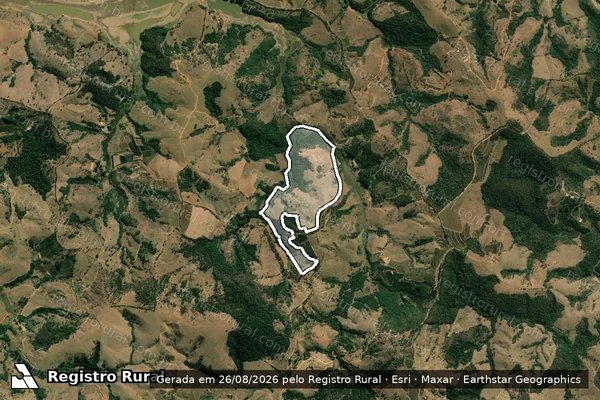 Imagem de satélite de SITIO NOVA ESPERANÇA - 01 em Nepomuceno - MG