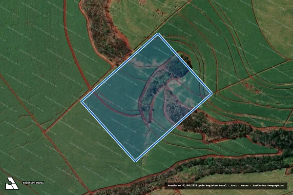 Imagem de satélite de Fazenda Santa Veridiana - Fazenda Santa Veridiana em Barrinha - SP