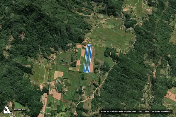 Imagem de satélite de TERRENO - BAIRRO GUIOMAR - 001 em Antônio Carlos - SC
