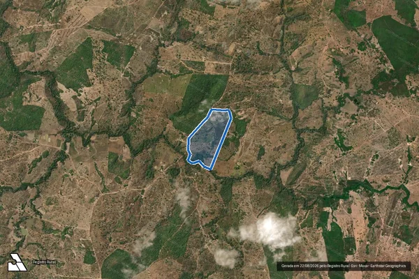 Imagem de satélite de FAZENDA BOM JESUS I - Parte 1 em Campos Belos - GO
