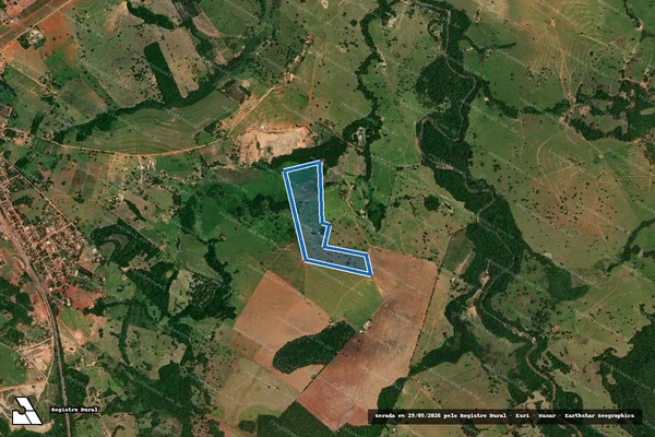 Imagem de satélite de Chácara Aliança em Rio Verde de Mato Grosso - MS