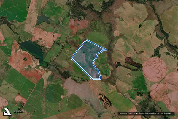 Imagem de satélite de Estancia Legado Gleba III em Itaqui - RS