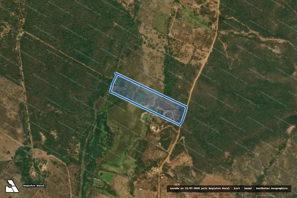 Imagem de satélite de FAZENDA INGAZEIRA - Parte 1 em Montezuma - MG