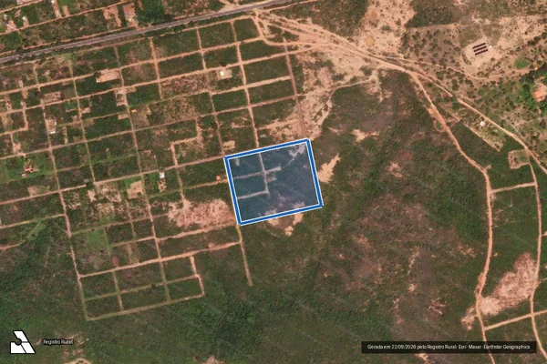Imagem de satélite de Chacreamento Interlagos II - Gleba 35 em Brasília de Minas - MG