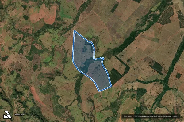 Imagem de satélite de FAZENDA ADALICE - Parte 4 em Cachoeira Alta - GO