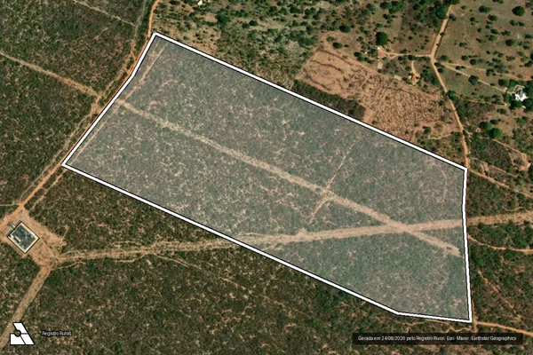 Imagem de satélite de FAZENDA SANTA MARIA DA VEREDA - Parte 2 em Bonito de Minas - MG