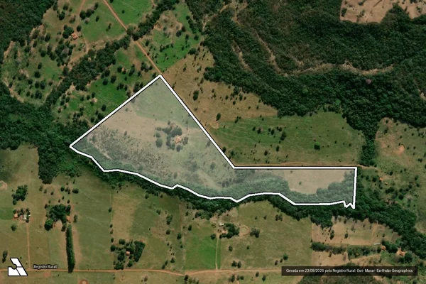 Imagem de satélite de PROJETO DE ASSENTAMENTO SÃO MANOEL - Lote 68 ? Gleba A em Anastácio - MS