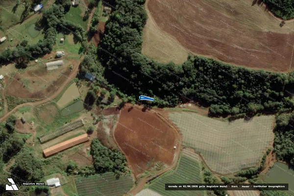 Imagem de satélite de Sitio Duas Meninas - 01 em Fraiburgo - SC