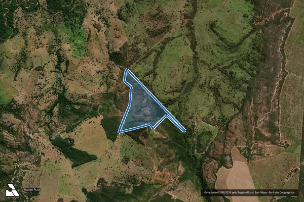 Imagem de satélite de FAZENDA MORRINHOS - 001 em Caiapônia - GO