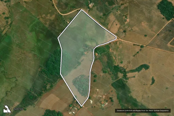 Imagem de satélite de Sítio Ponte Alta - Sítio Ponte Alta em Claraval - MG