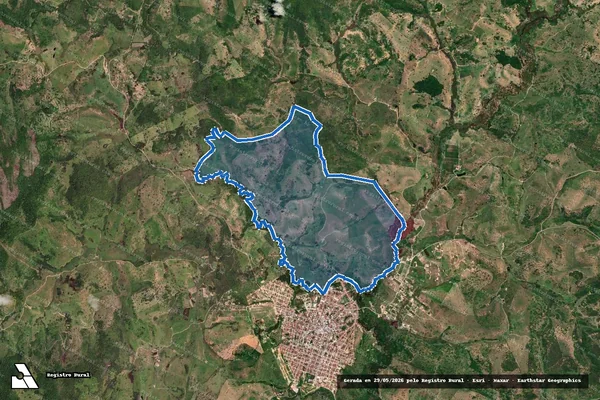 Imagem de satélite de Fazenda Norte América - Única em Águas Formosas - MG