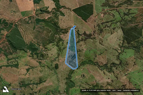 Imagem de satélite de FAZENDA SÃO JOSÉ - AREA 02 em Juscimeira - MT