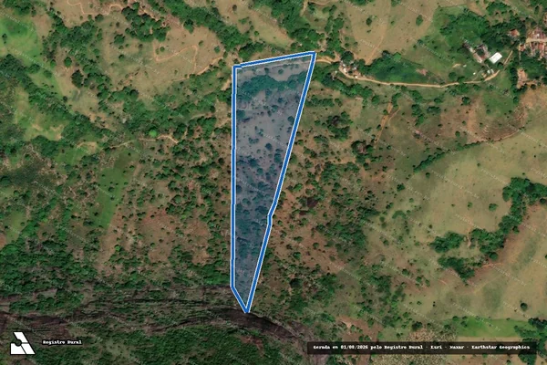 Imagem de satélite de FAZENDA SÃO GERALDO - Gleba 02 em São Geraldo da Piedade - MG