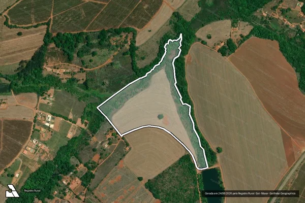 Imagem de satélite de Fazenda Rancho Feliz - Gleba A em Machado - MG