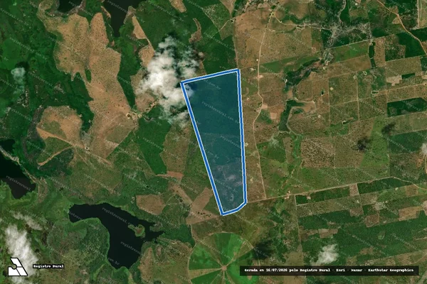 Imagem de satélite de FAZENDA SÃO JOSÉ PARTE 01 - Parte 1/parcela 2 em Bacabal - MA