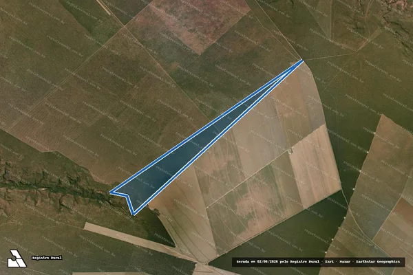 Imagem de satélite de Fazenda Arijes II - Parte 1 em Currais - PI