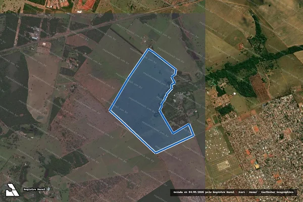 Imagem de satélite de FAZENDA BOTAS ? ÁREA I - FAZENDA BOTAS em Campo Grande - MS