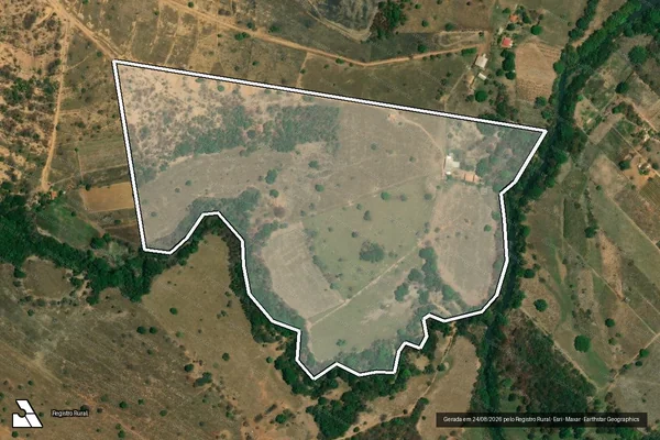 Imagem de satélite de FAZENDA SÃO VICENTE DA DIREITA/CEDRO - 001 em Buritis - MG