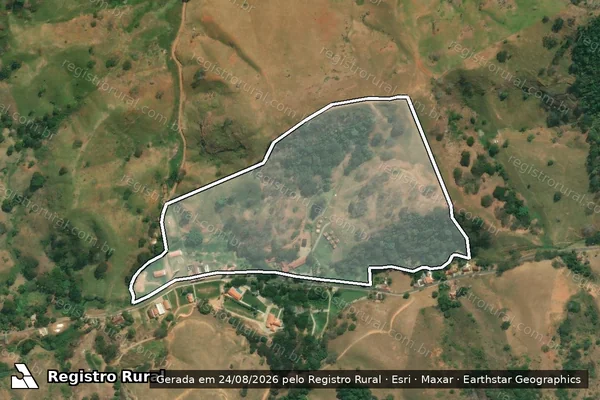 Imagem de satélite de Fazenda Pedra Lisa - Gleba 02 em Campos dos Goytacazes - RJ