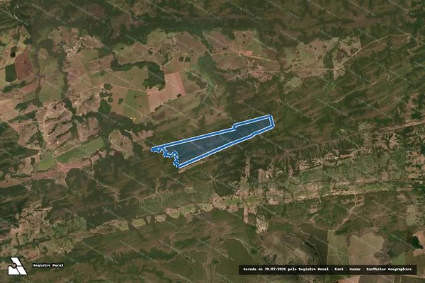 Imagem de satélite de Fazenda Serra Dourada - Parte 1 em Planalto da Serra - MT