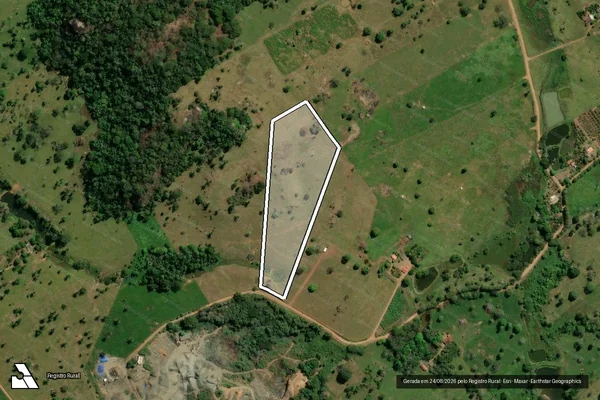 Imagem de satélite de LOTE 12 REMAN. GLEBA 18 PIC OURO PRETO - PARTE - 1 G - PARTE ? 1 G em Ouro Preto do Oeste - RO