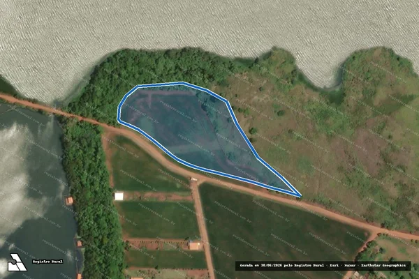 Imagem de satélite de Fazenda Santa Terezinha   - Parte 1 em Itambaracá - PR