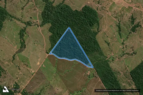 Imagem de satélite de Lote 25, Gleba 12, Setor Barão do Melgaço - Parte 1 em Espigão D'Oeste - RO