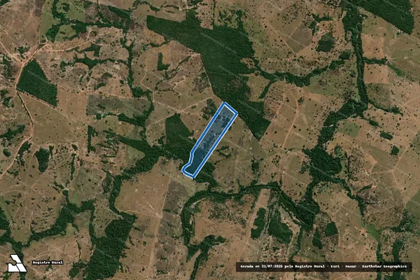 Imagem de satélite de SITIO GAMELEIRA - 001 em Itapirapuã - GO