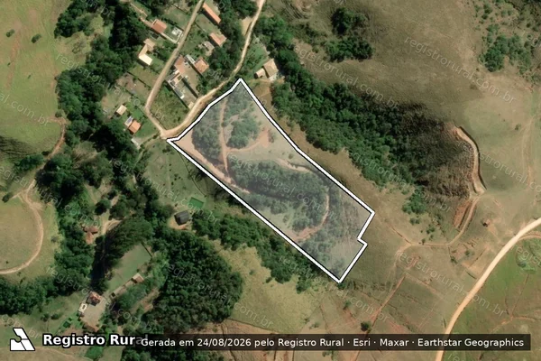 Imagem de satélite de Fazenda Santa Cruz da Baracéia - Gleba A - GLEBA 28 em Taubaté - SP