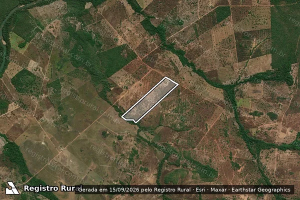 Imagem de satélite de Lote 02 ? Projeto de Assentamento Pai Eterno - Lote 02 ? PA Pai Eterno em Montividiu do Norte - GO