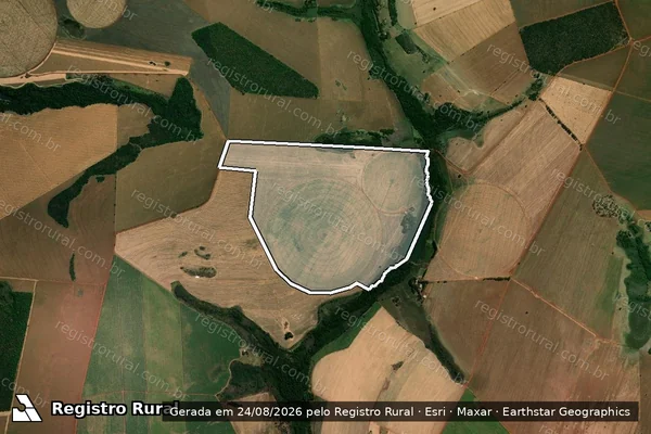 Imagem de satélite de FAZENDA PALMARES - 001 em Joviânia - GO