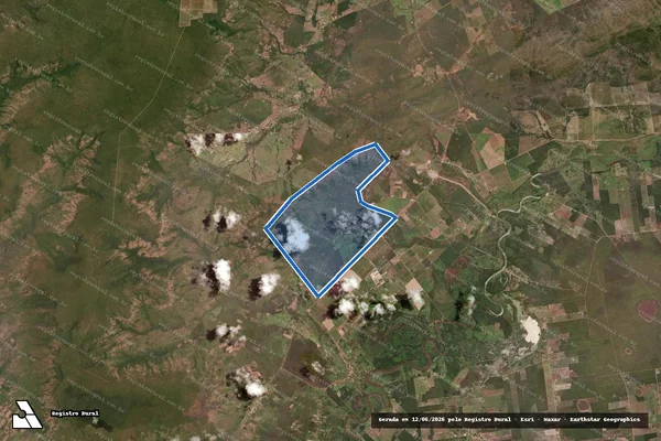 Imagem de satélite de FAZENDA SANTA ALICE - 001 em Riachão das Neves - BA